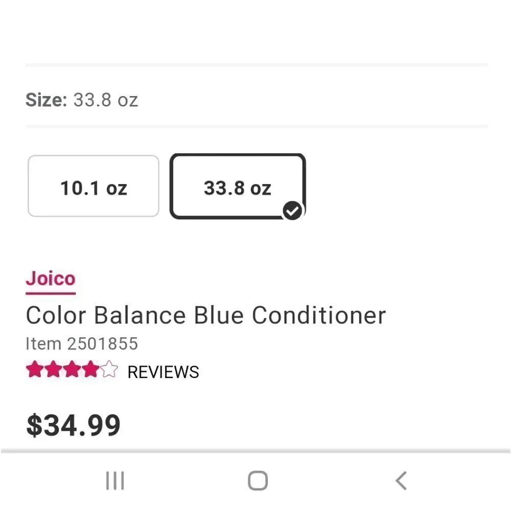 Joico color balance blue Conditioner